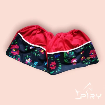 Piros kalocsa mintás kengyelhuzat