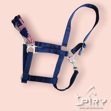 Szövött orrú kötőfék kék cob