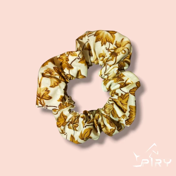 White Fall Scrunchie hajgumi